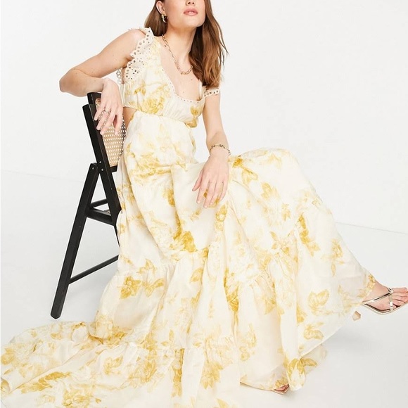 ASOS Dresses & Skirts - Asos Tiered Maxi Floral Dress